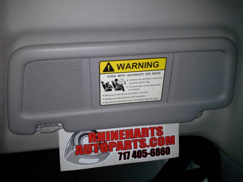 passenger side sunvisor 04-08 rx8