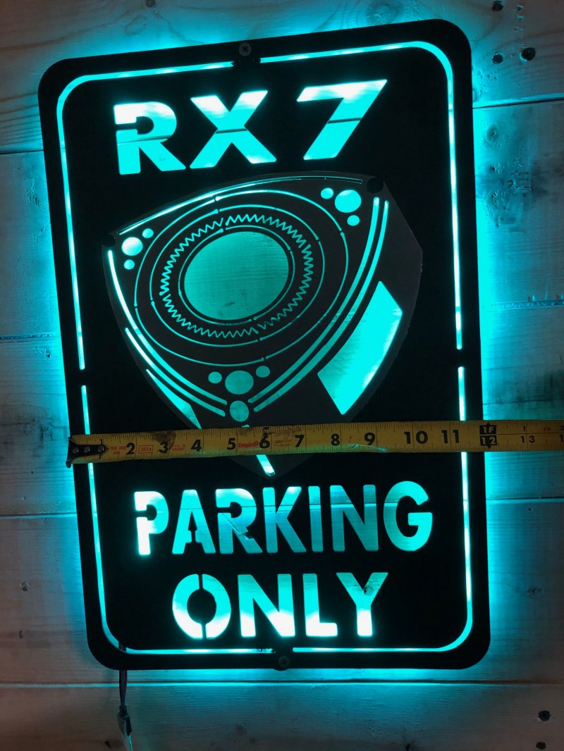 Image 1 of RX7  LED Parking Sign