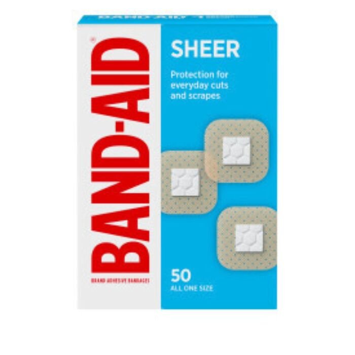 Band-Aid Clear Spots Comfort-Flex Adhesive Bandages 50 Ct.