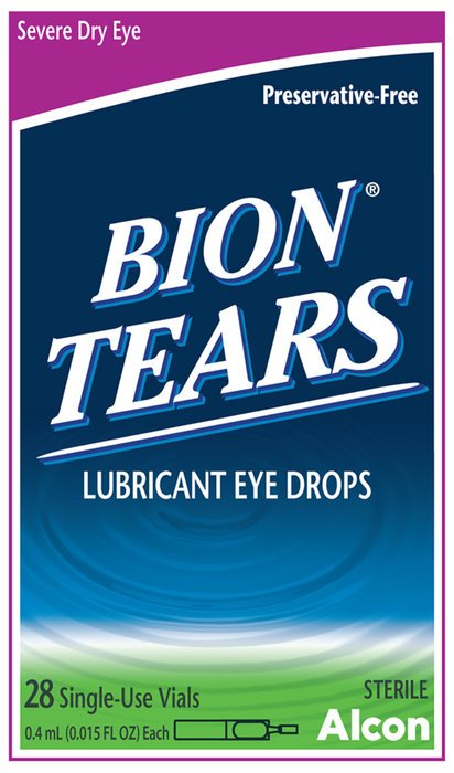 Image 0 of Bion Tears Lubricant Single Use Vials Eye Drops 28x0.4 Ml