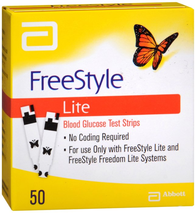 Image 0 of Freestyle Lite Test Strip 50 Ct By Abbott Diabetic Care