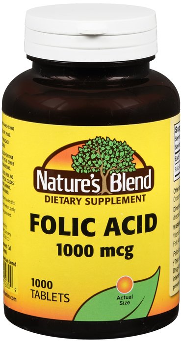 Folic Acid 1000 Mcg Tabs 1000