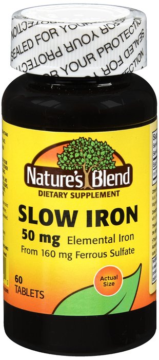 Natures Blend Iron Slow Release 60 Tabs